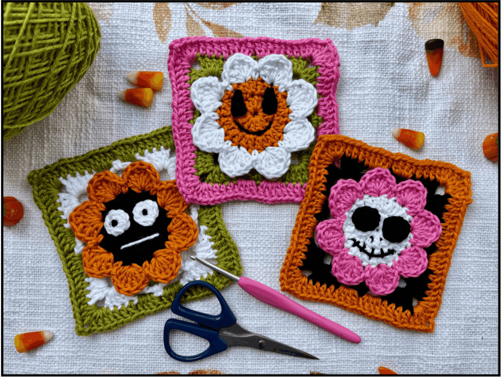 Boo-quet Granny Squares – Crochet